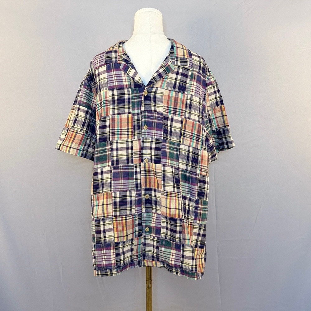 Lucky Brand Classic Patchwork Button Down Shirt. … - image 1